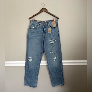 NWT Levi’s Orange Tag ‘94 Baggy Distressed Blue Jeans | Size 29